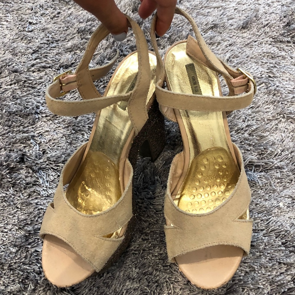 sparkly heels